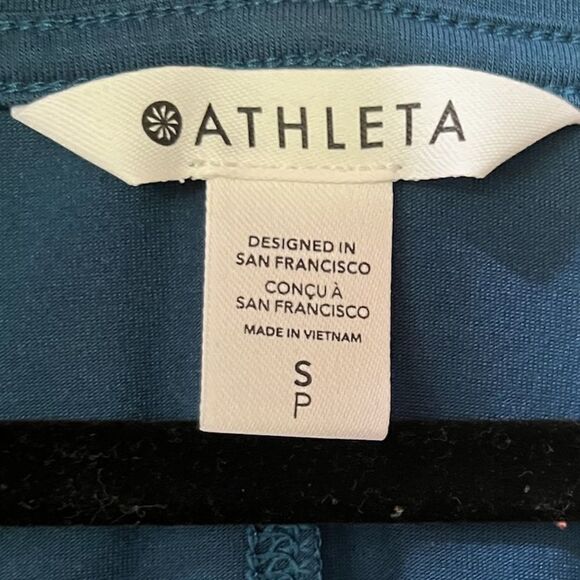 ATHLETA Stratus II Top Dark Sardinia Blue Women’s Size Small - Picture 6 of 8